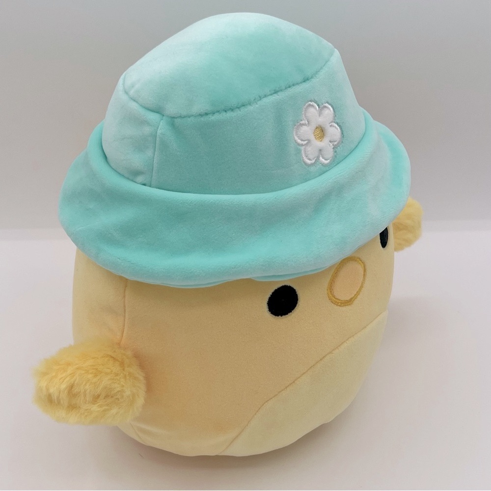 Squishmallows 8” Triston the Easter Chick Wearing Flower Bucket Hat - Picture 3 of 7